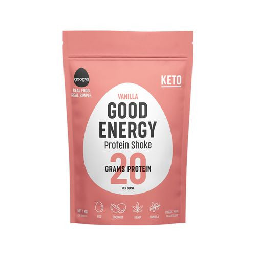 Googys Googys Good Energy Protein Shake Vanilla 1kg