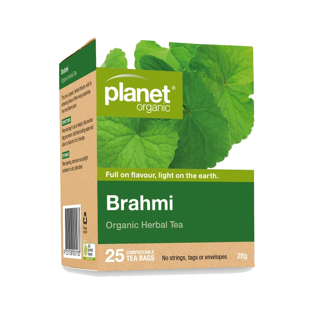 Planet Organic Planet Organic Organic Herbal Tea Brahmi x 25 Tea Bags