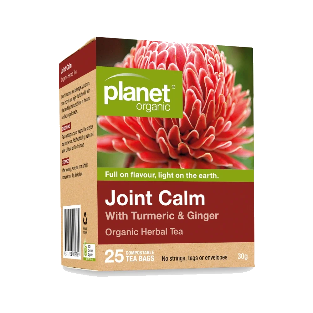 Planet Organic Planet Organic Organic Herbal Tea Joint Calm with Turmeric & Ginger x 25 Tea Bags