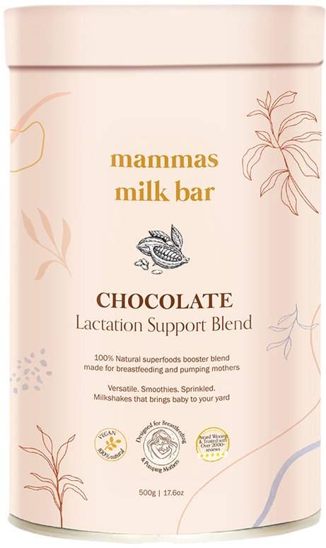 Mammas Milk Bar MAMMAS MILK BAR CHOCOLATE LACTATION SUPPORT BLEND 500G
