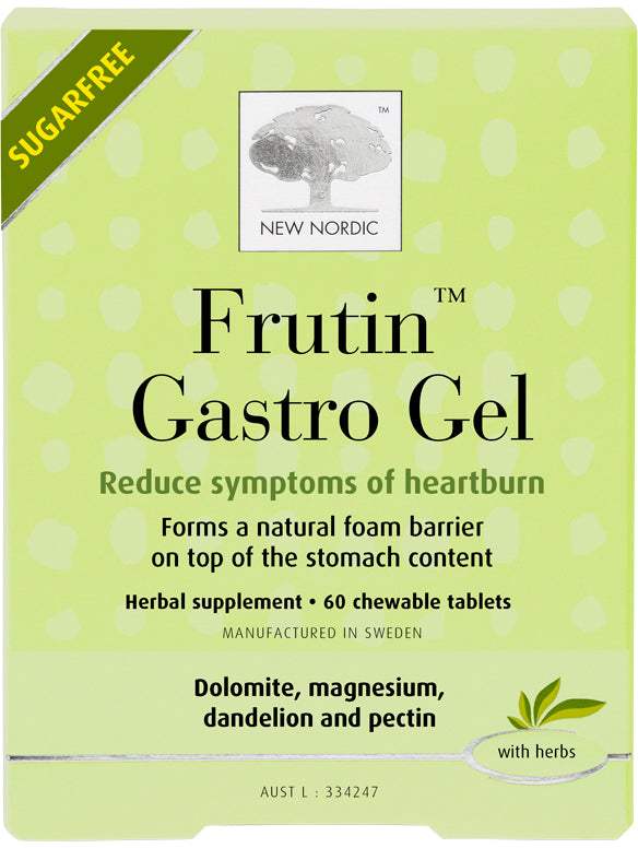 New Nordic NEW NORDIC FRUITIN GASTRO GEL CHEWABLE 60T