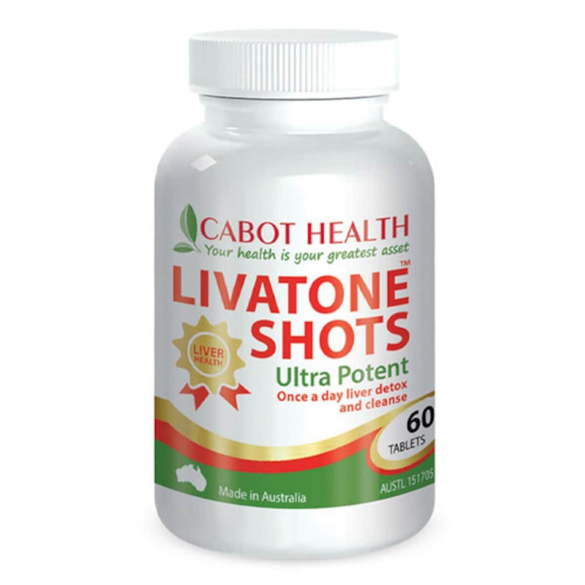 Cabot Health Cabot Health LivaTone Shots 60t