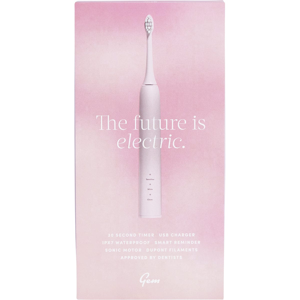 Gem Gem Electric Toothbrush (USB Recharge) Coconut