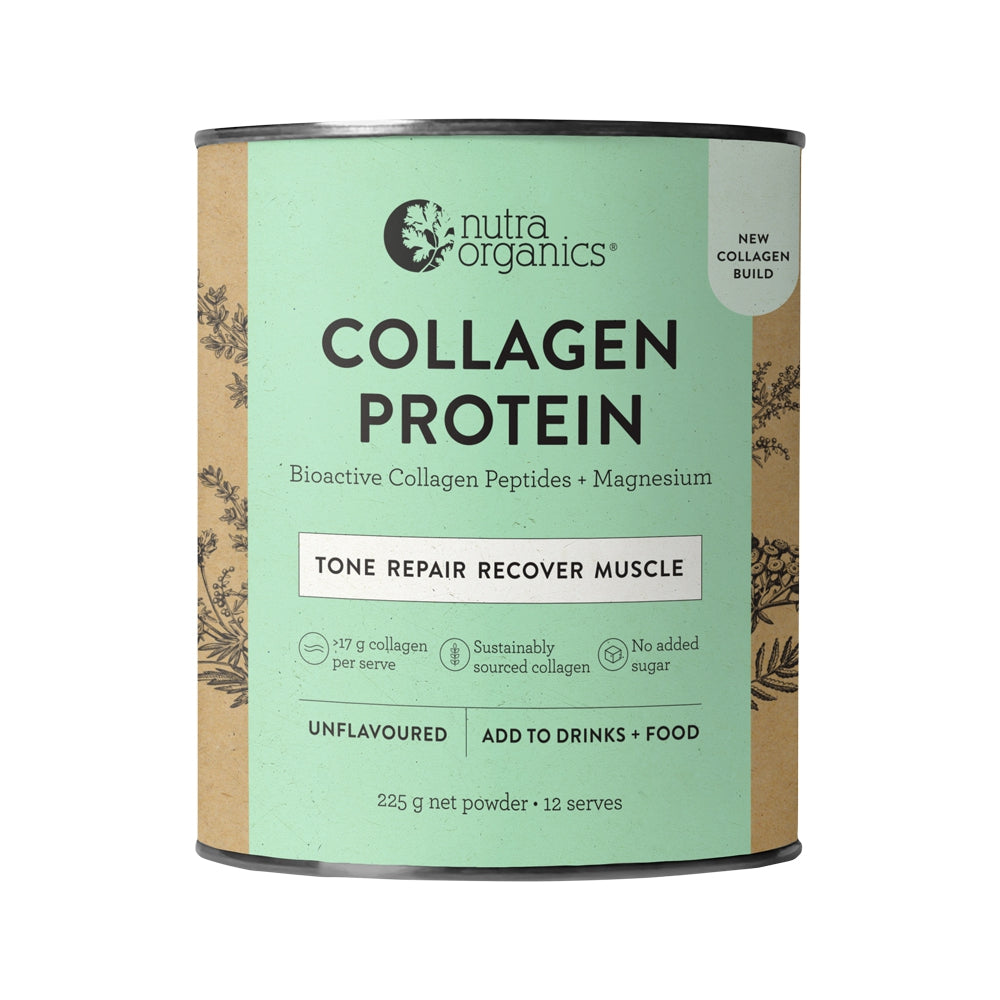 Nutra Naturals Nutra Organics Collagen Build Unflavoured 225g