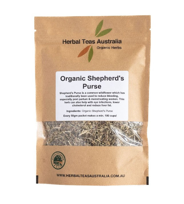 Herbal Teas Australia HERBAL TEAS AUSTRALIA ORGANIC SHEPHERDS PURSE 50G