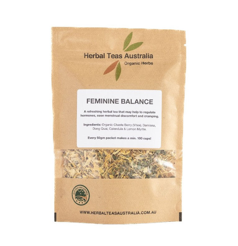 Herbal Teas Australia HERBAL TEAS AUSTRALIA FEMININE BALANCE 50G