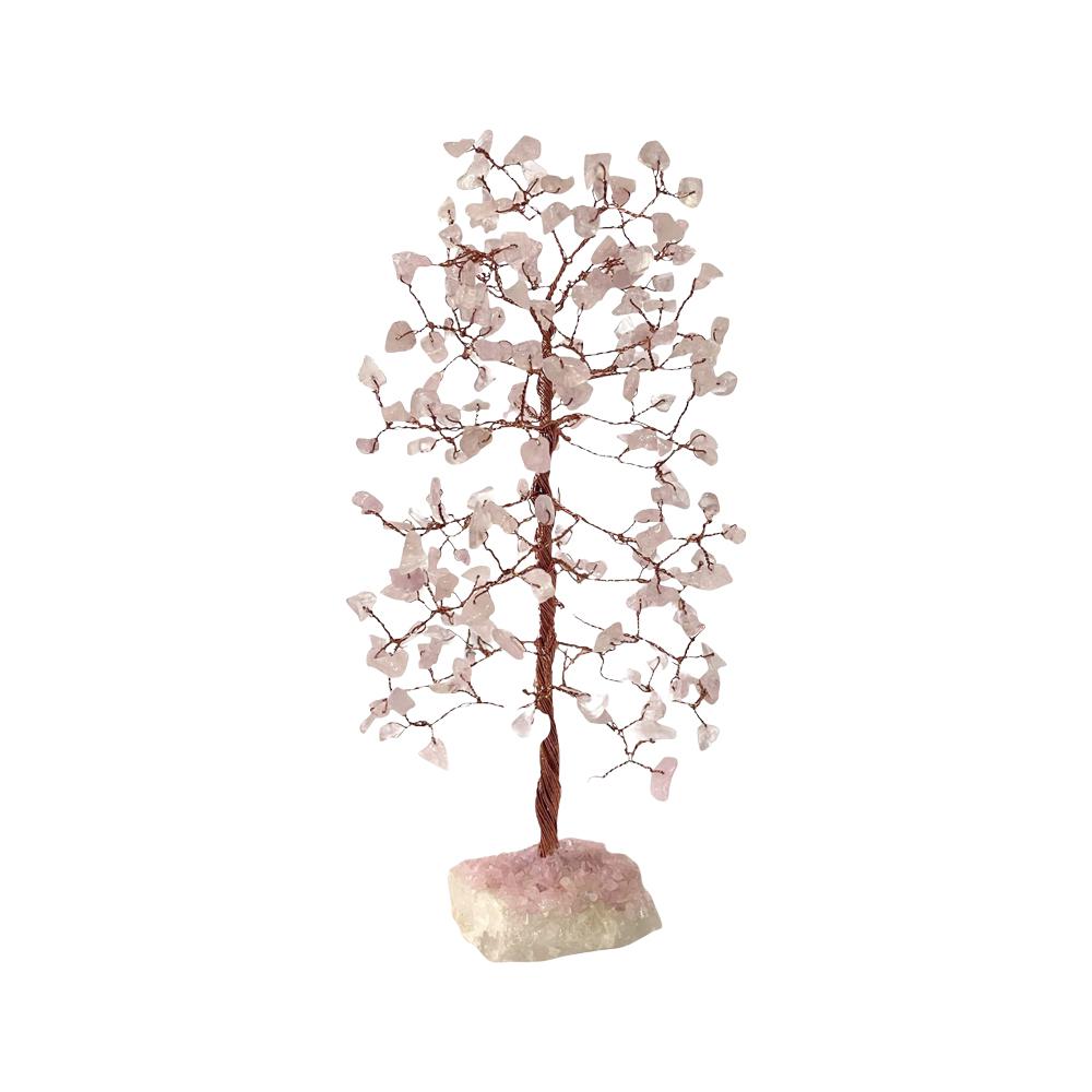 ALTERNATIVE DISTRIBUTION CRYSTAL TREE ROSE QUARTZ LARGE