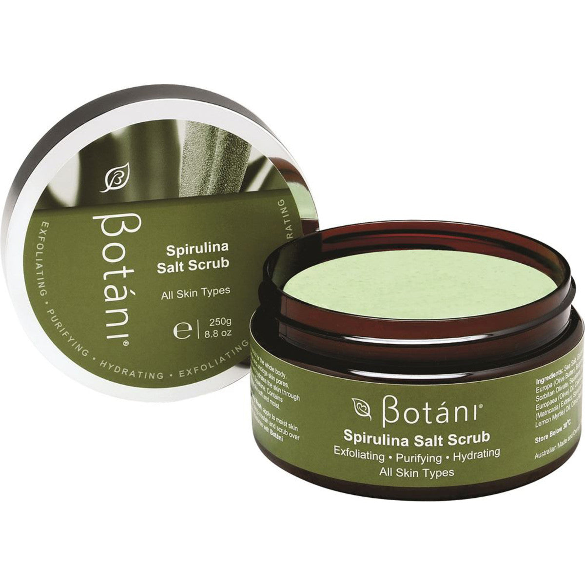 Botani Botani Spirulina Salt Scrub 250g