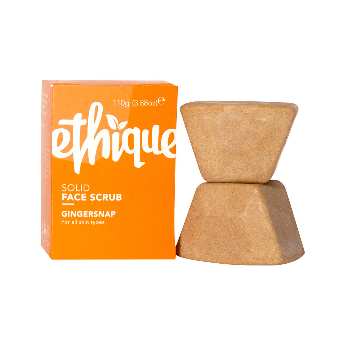 Ethique Bar Face Scrub Solid Gingersnap (For All Skin Types) 110g SELL THROUGH