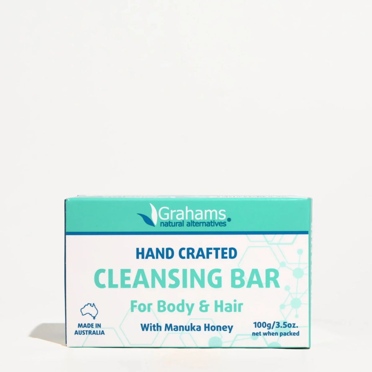 Grahams Grahams Natural Cleansing Bar For Body & Hair with Manuka Honey 100g