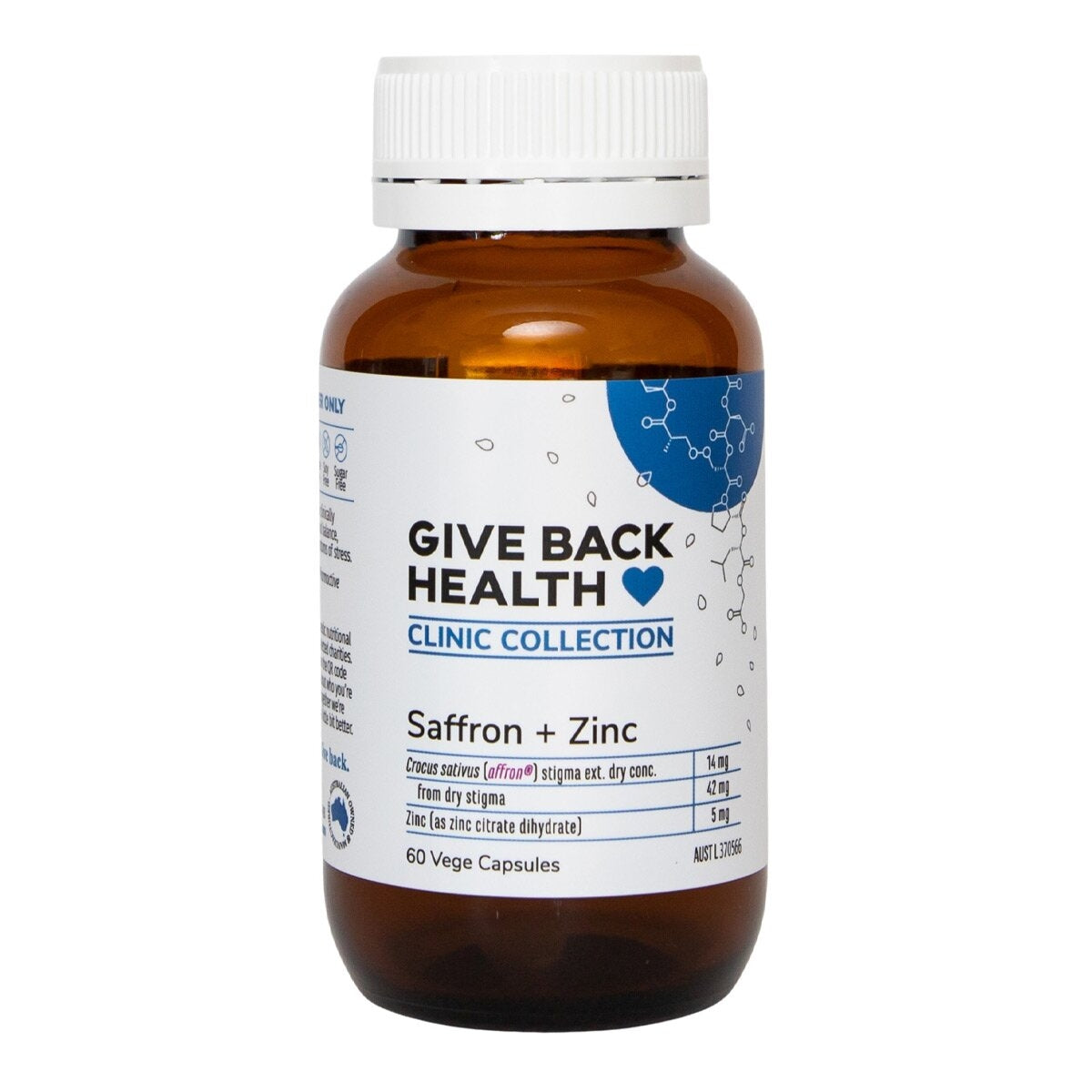 Give Back Health Clinic Saffron + Zinc