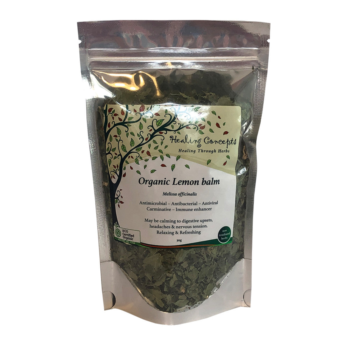 Healing Concepts Teas Healing Concepts Organic Lemon Balm 30g
