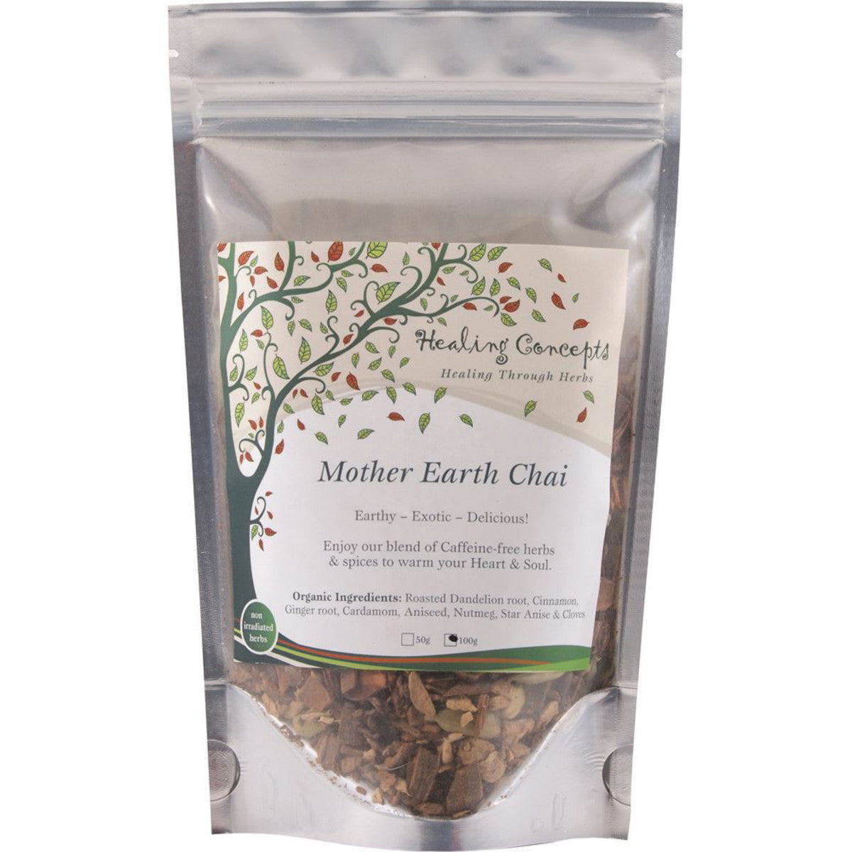 Healing Concepts Teas Healing Concepts Organic Blend Mother Earth Chai 100g