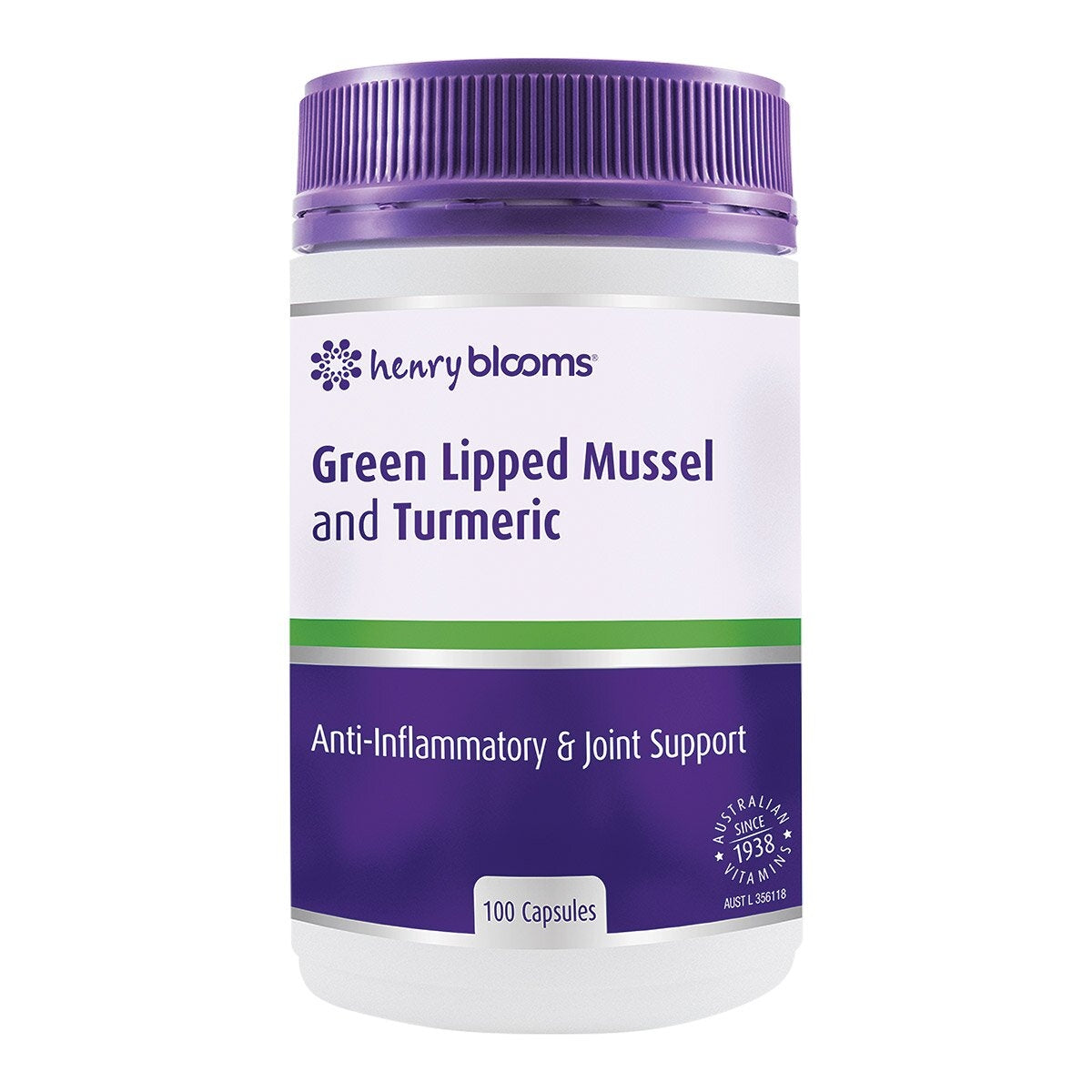 Henry Blooms Green Lipped Mussel and Turmeric
