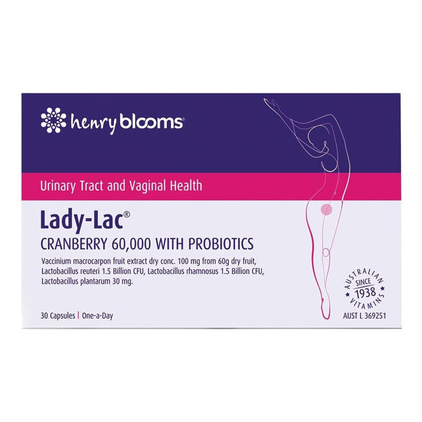 Henry Blooms Lady-Lac Cranberry 60,000 With Probiotics