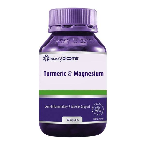Henry Blooms Turmeric & Magnesium 60 caps