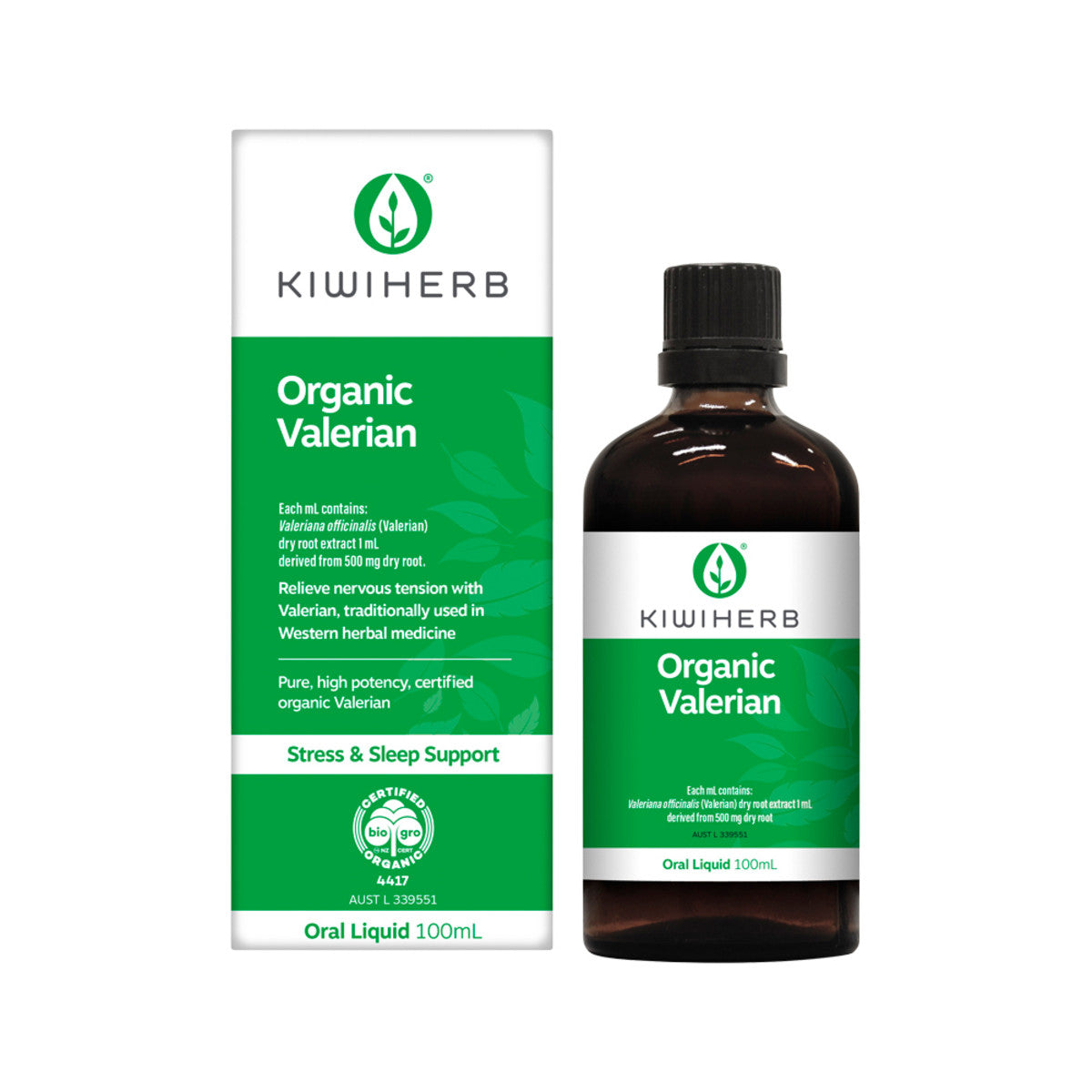 Kiwiherb Kiwiherb Organic Valerian Oral Liquid 100ml