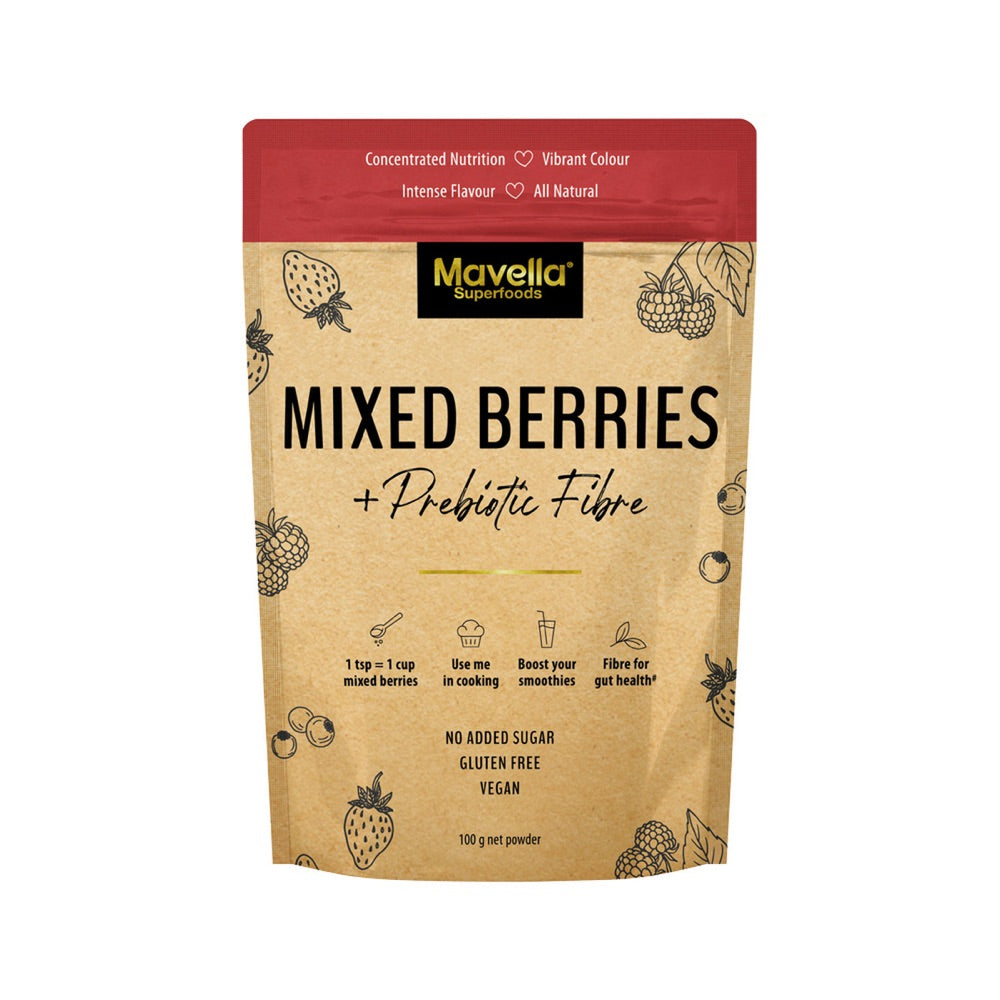 Mavella Mavella Superfoods Mixed Berries + Prebiotic Fibre Powder 100g