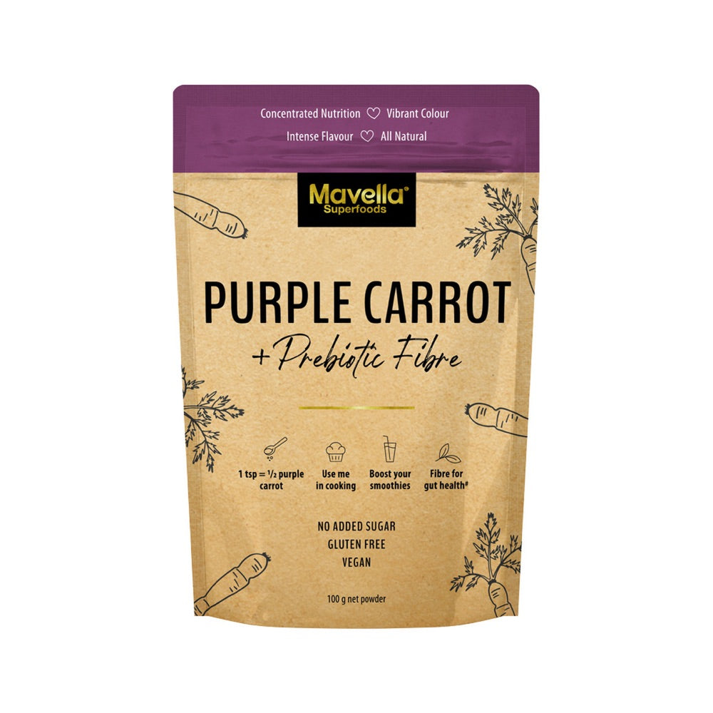 Mavella Mavella Superfoods Purple Carrot + Prebiotic Fibre Powder 100g