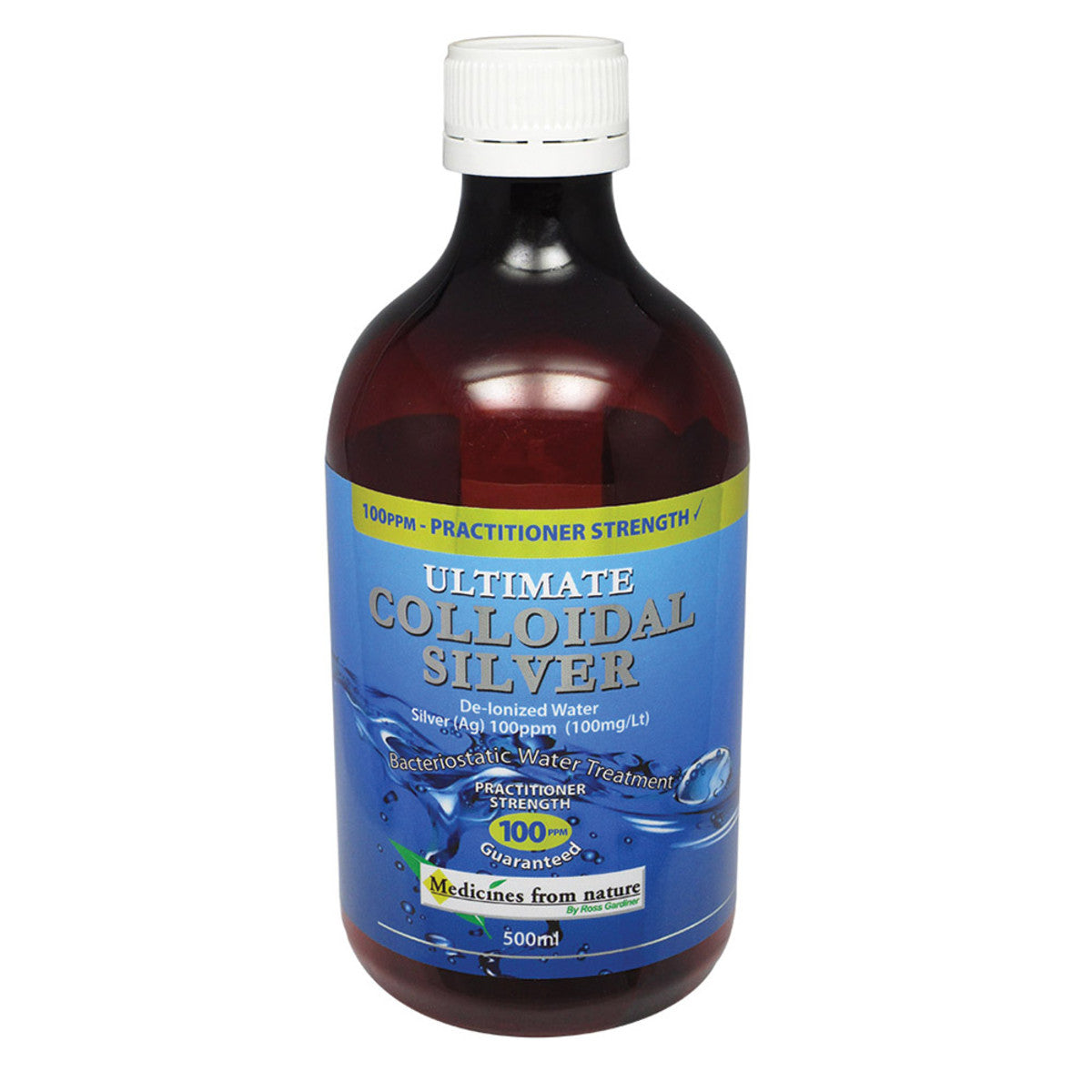 MFN Aus Medicines from nature Medicines From Nature Ultimate Colloidal Silver Practitioner Strength 100ppm 500ml