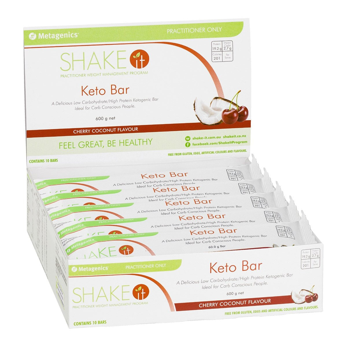 Keto Bar Cherry Coconut