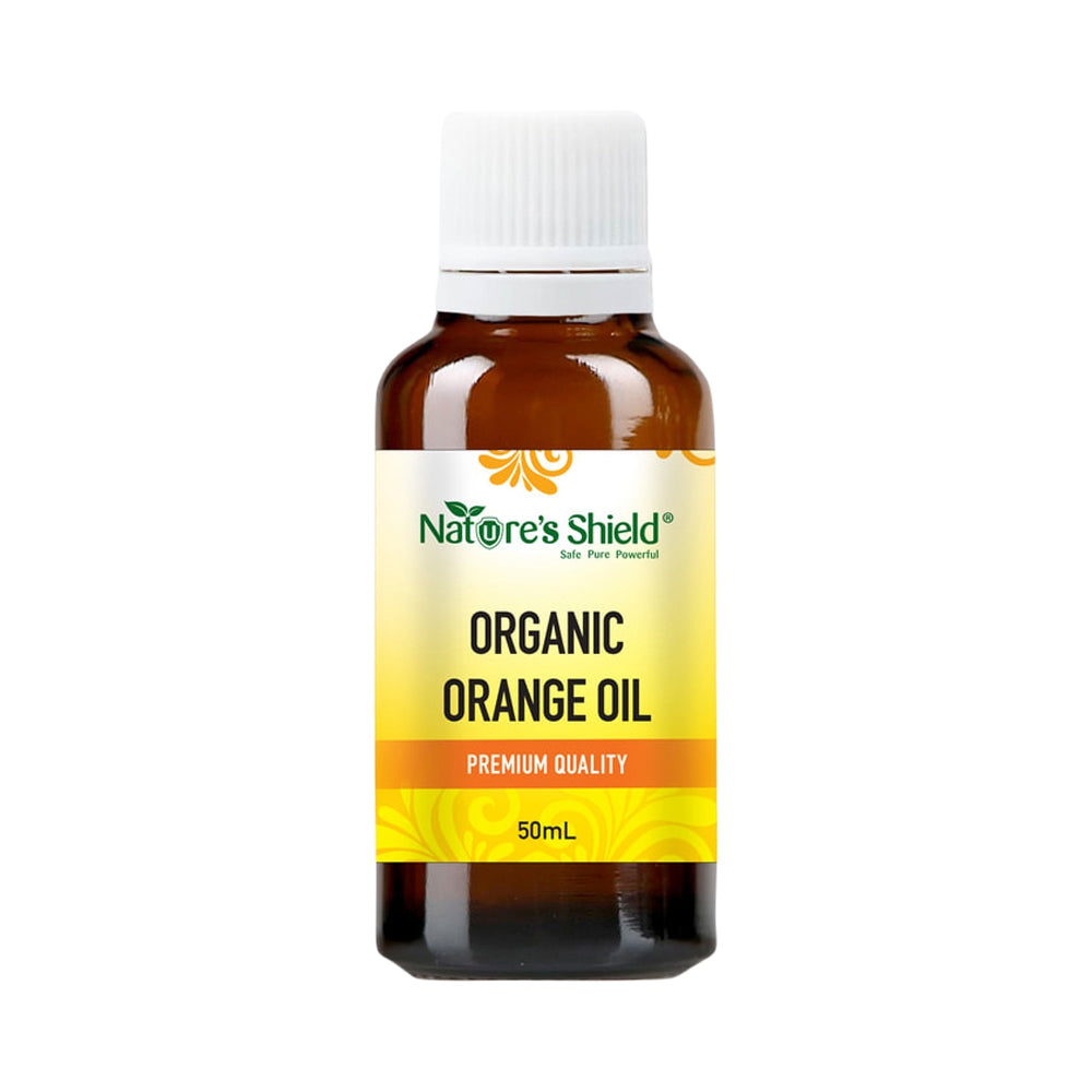 NATURES SHIELD ORGANIC ESSENTIAL OIL ORANGE 50ML