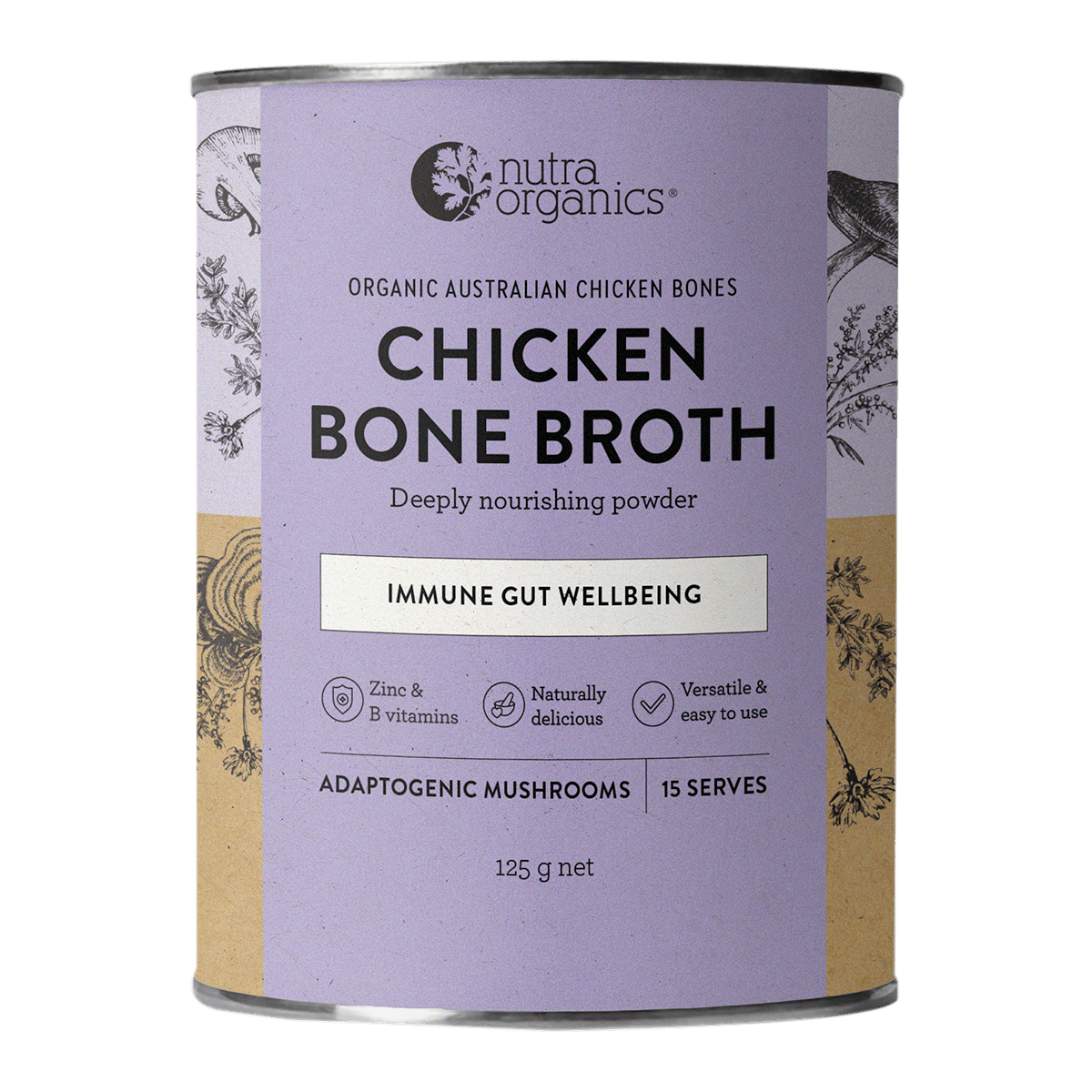 Chicken Bone Broth Mushroom
