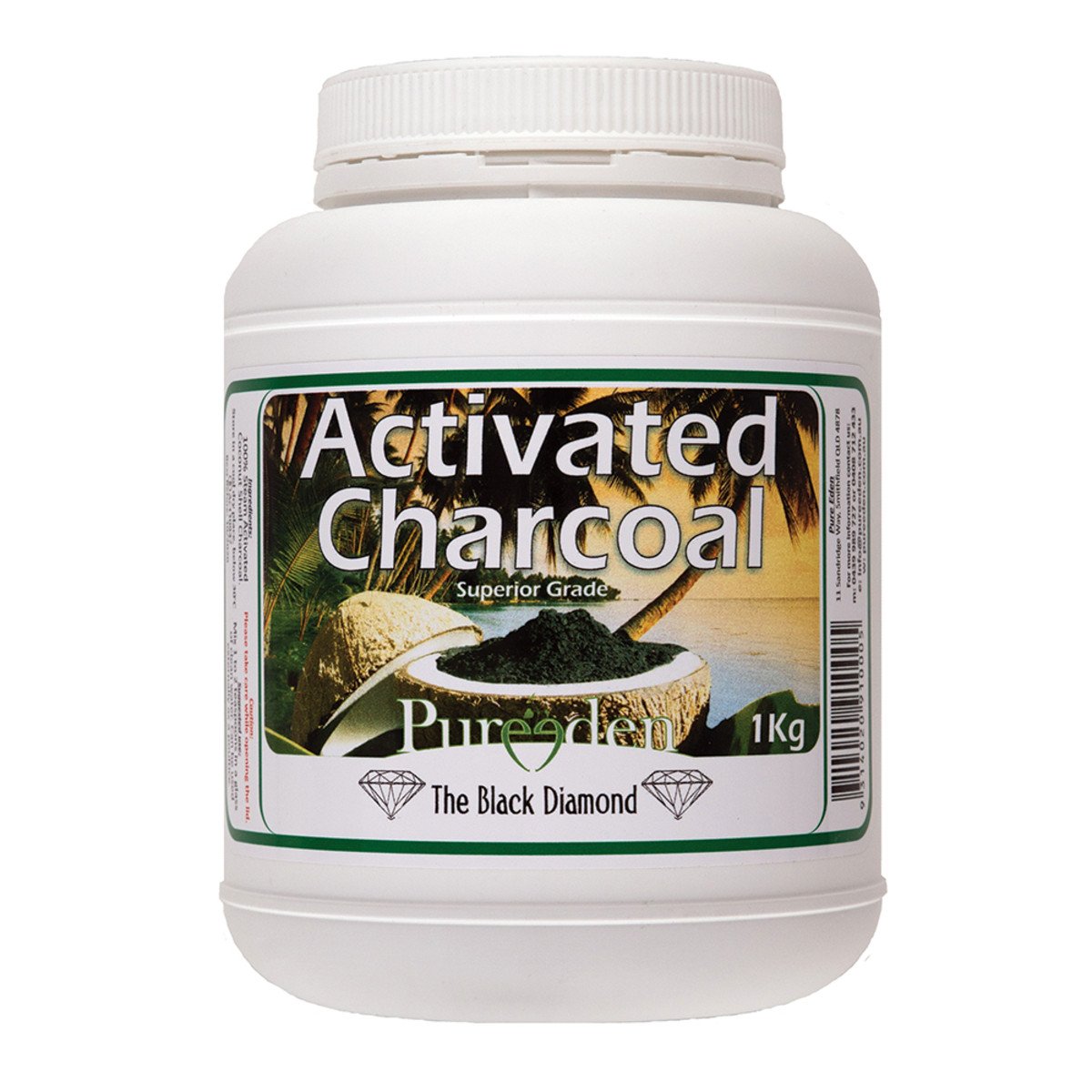 Pure Eden Pure Eden Activated Charcoal 1kg
