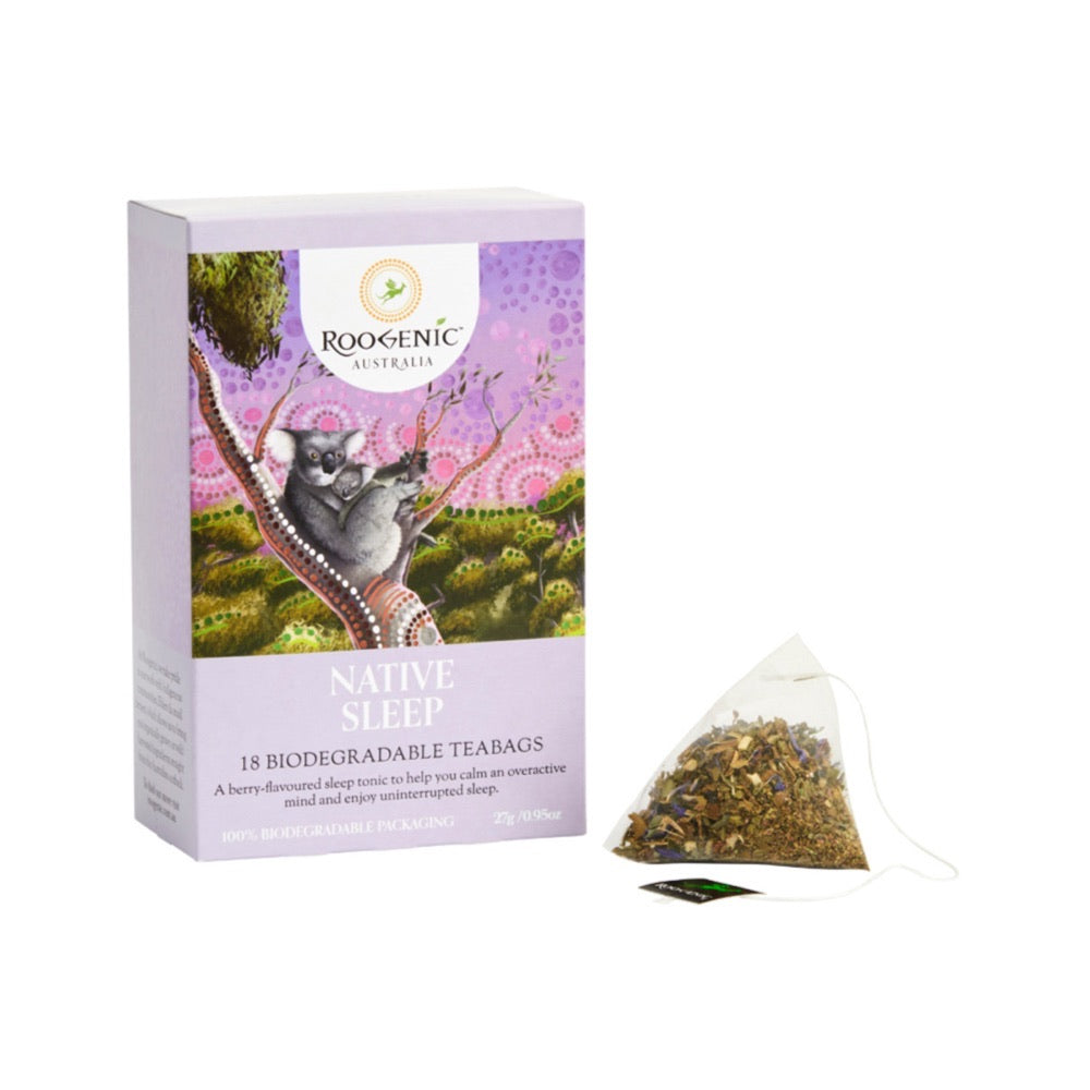 Roogenic ROOGENIC AUSTRALIAN SLEEP TEA BERRY X 18 TEA BAGS (WAS NATIVE SLEEP)