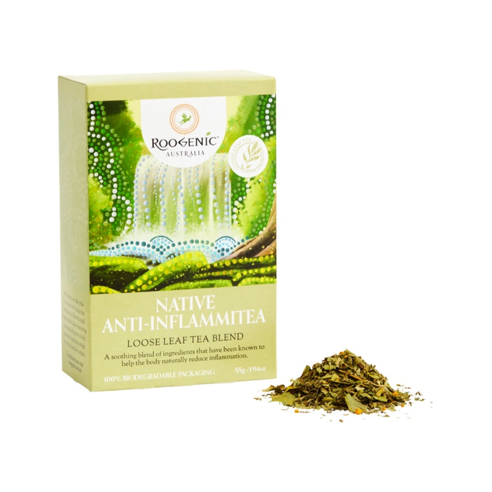 Roogenic ROOGENIC AUSTRALIAN INFLAMMATION TEA X 18 TEA BAGS (WAS NATIVE ANTI-INFLAMMITEA)