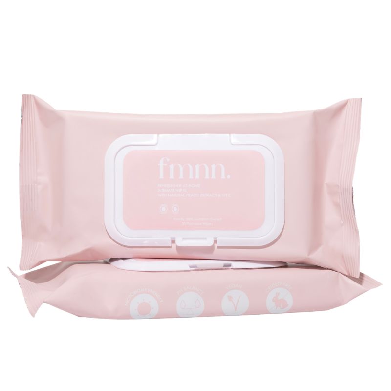 FMNN FMNN. REFRESH HER AT-HOME INTIMATE WIPES PEACH 30PK