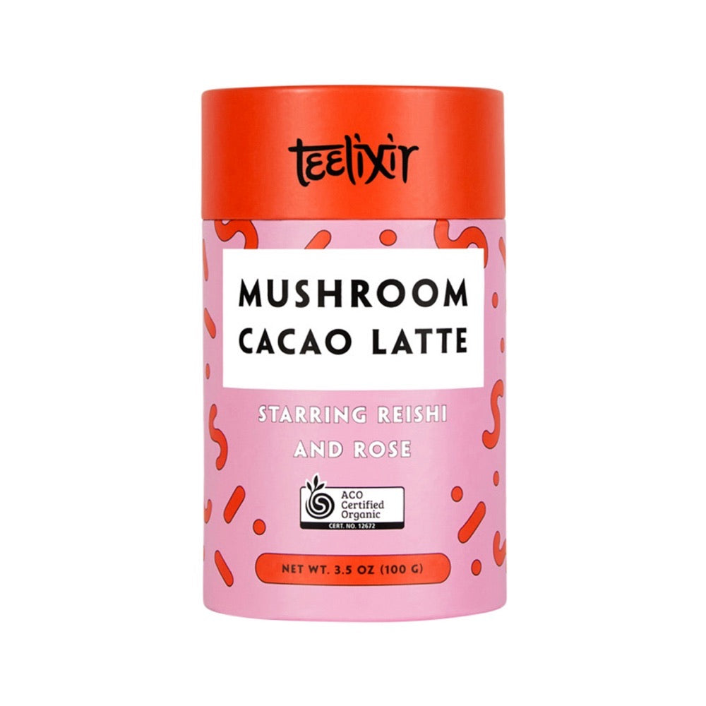 Teelixir Teelixir Organic Mushroom Cacao Latte (Starring Reishi and Rose) 100g