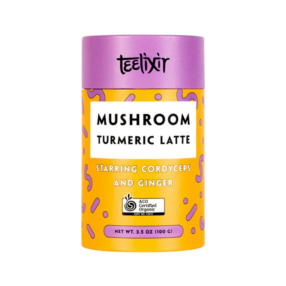 Teelixir Teelixir Organic Mushroom Turmeric Latte (Starring Cordyceps and Ginger) 100g