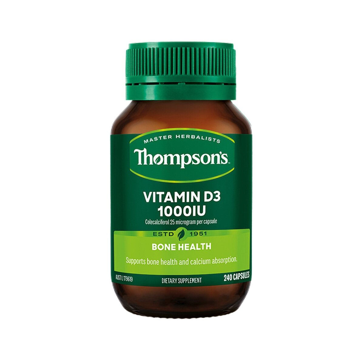 Thompson's Vitamin D3 1000IU