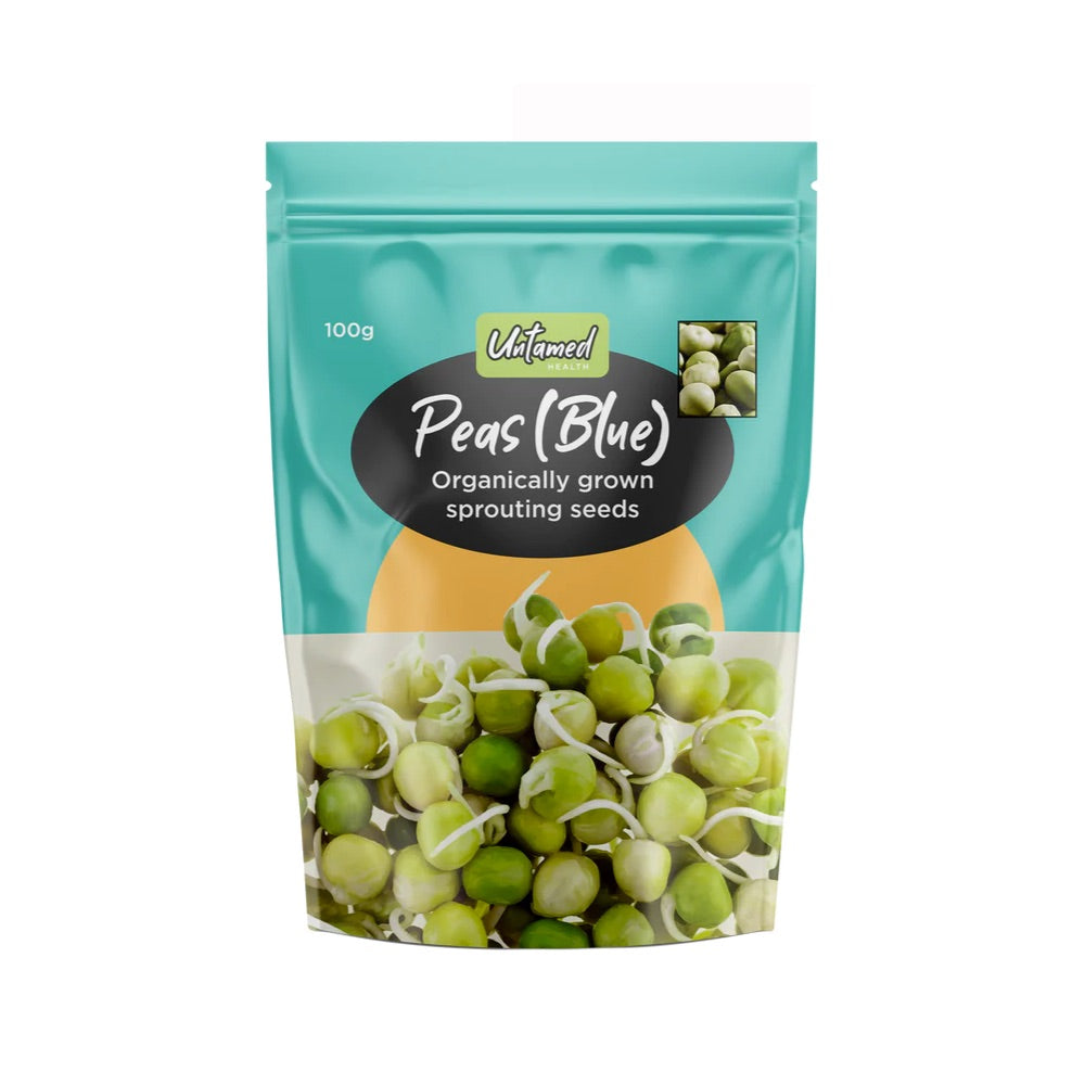 Untamed Health Untamed Health Earth-Friendly Sprouting Seeds Peas (Blue) 100g