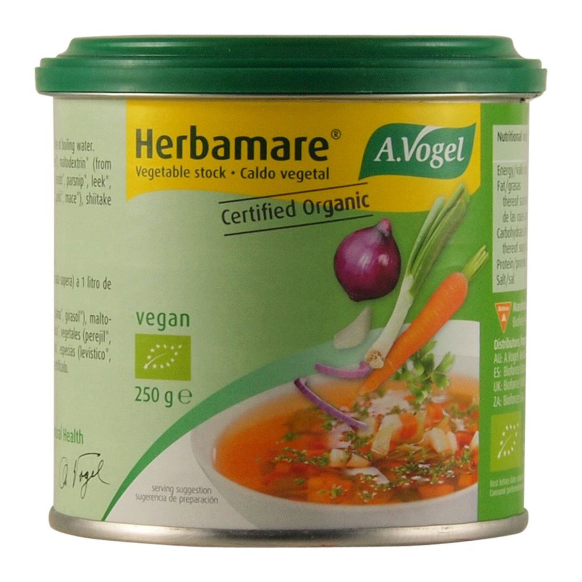Vogel Vogel Organic Herbamare Bouillon Vegetable Stock 250g SELL THROUGH
