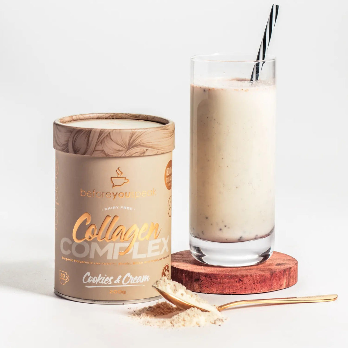 Beforeyouspeak Before You Speak Collagen Complex Cookies & Cream 200g