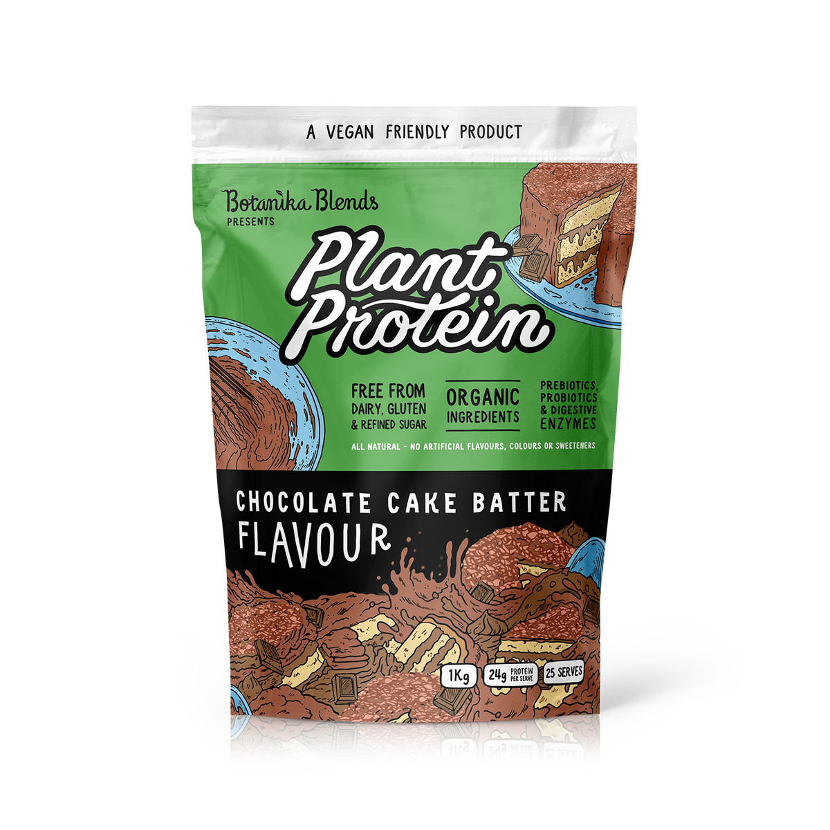 Botanika Blends BOTANIKA BLENDS PLANT PROTEIN CHOCOLATE CAKE BATTER 1KG