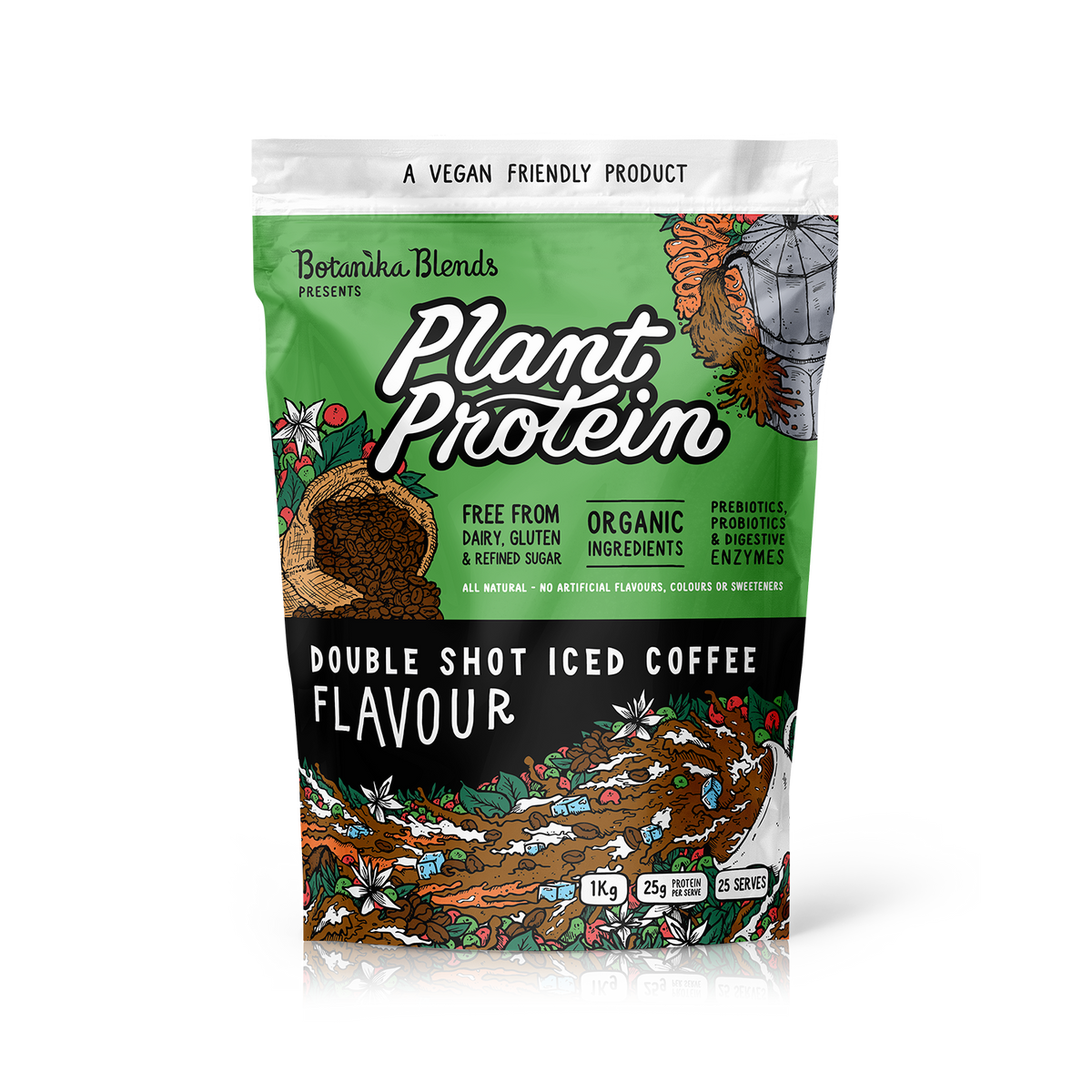 Botanika Blends Botanika Blends Plant Protein Double Shot Iced Coffee 1kg