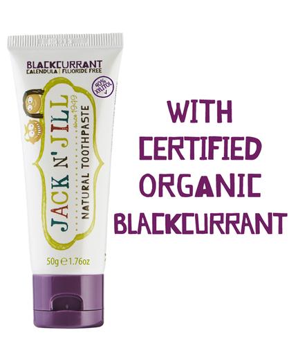 Jack N Jill Jack N Jill Natural Toothpaste with Calendula (Fluoride Free) Blackcurrant 50g