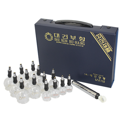 GLASS CUPPING SET - CUPPING THERAPY - DONGBANG