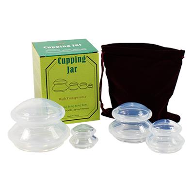 RUBBER SILICONE CUPPING SET - CUPPING THERAPY - STANDARD