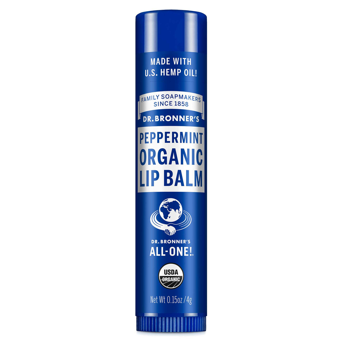 Dr Bronners Dr. Bronners Organic Lip Balm Peppermint 4g