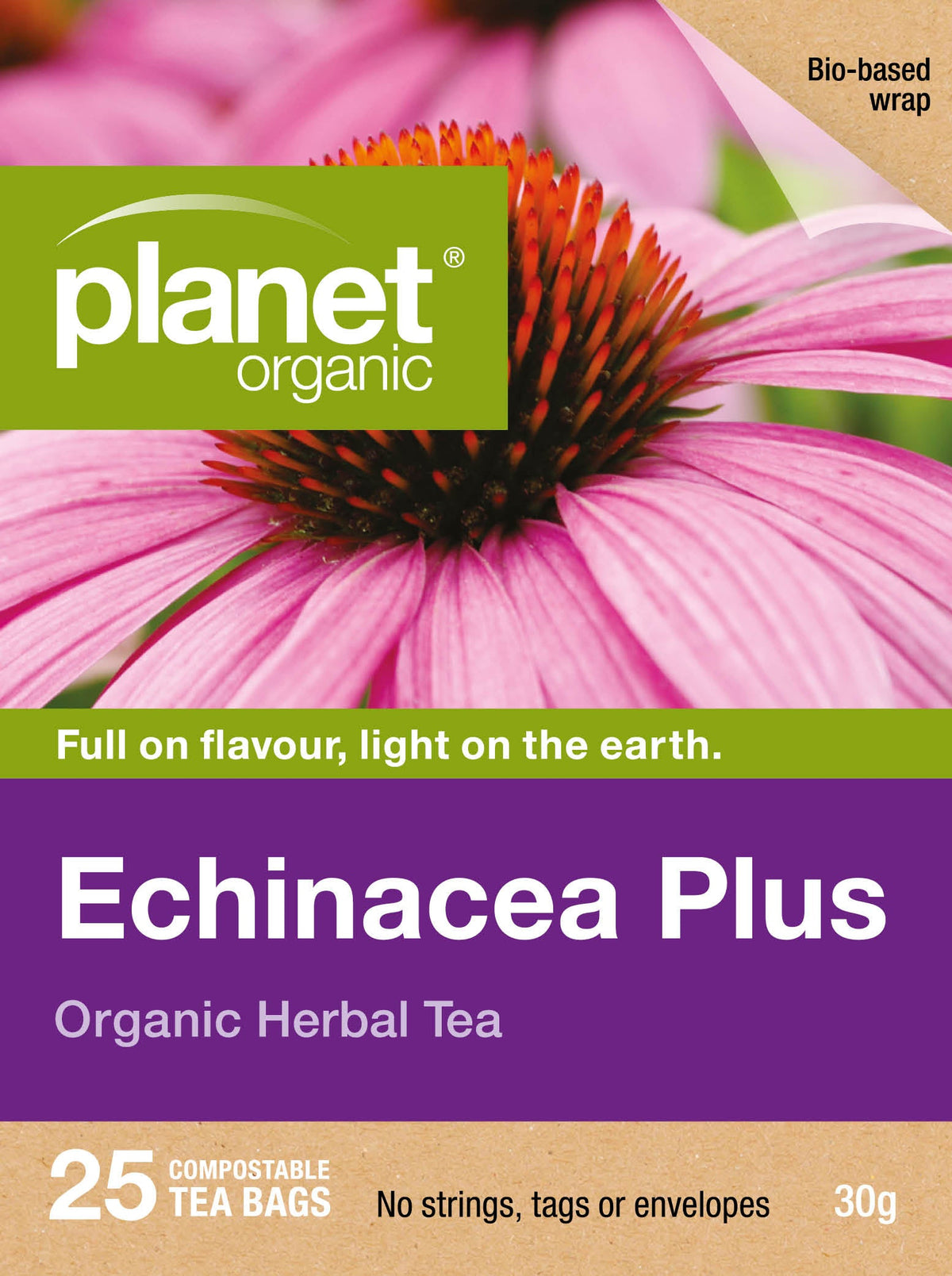 Planet Organic Planet Organic Organic Herbal Tea Echinacea Plus x 25 Tea Bags