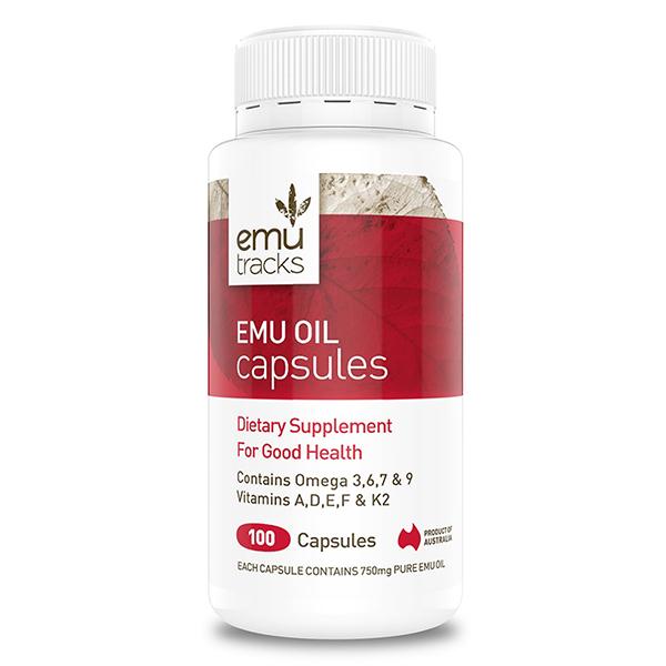 Emu Tracks Emu Tracks Emu Oil Capsules 100c