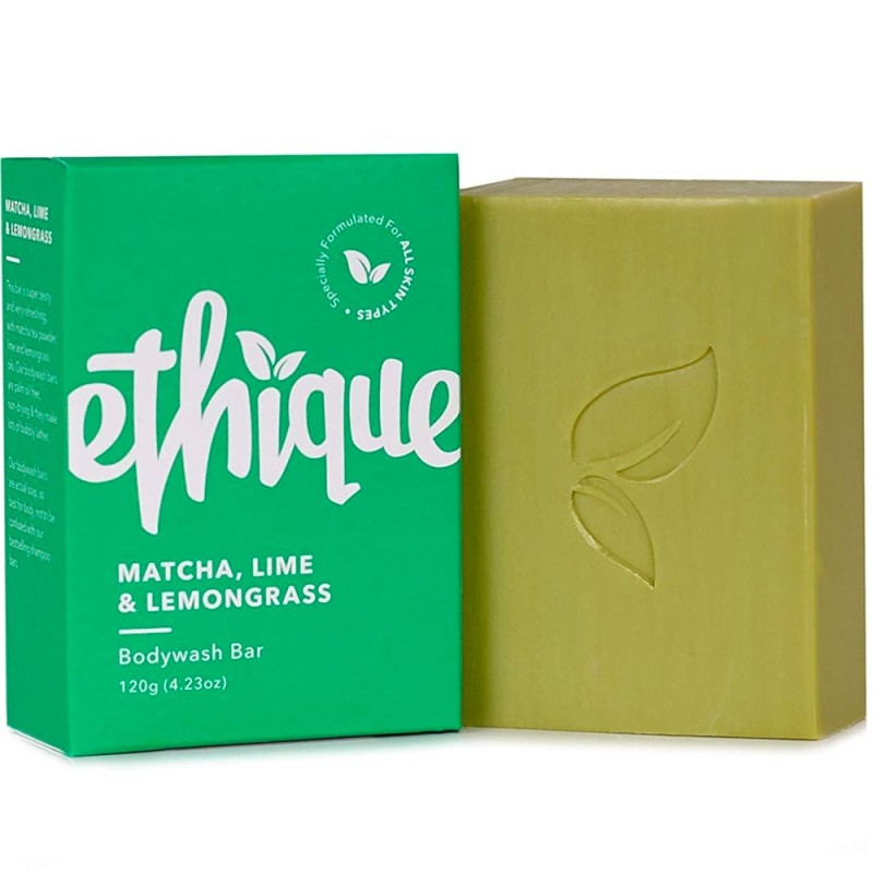 Ethique Bar Soap Invigorating Matcha Lime & Lemongrass 120g SELL THROUGH