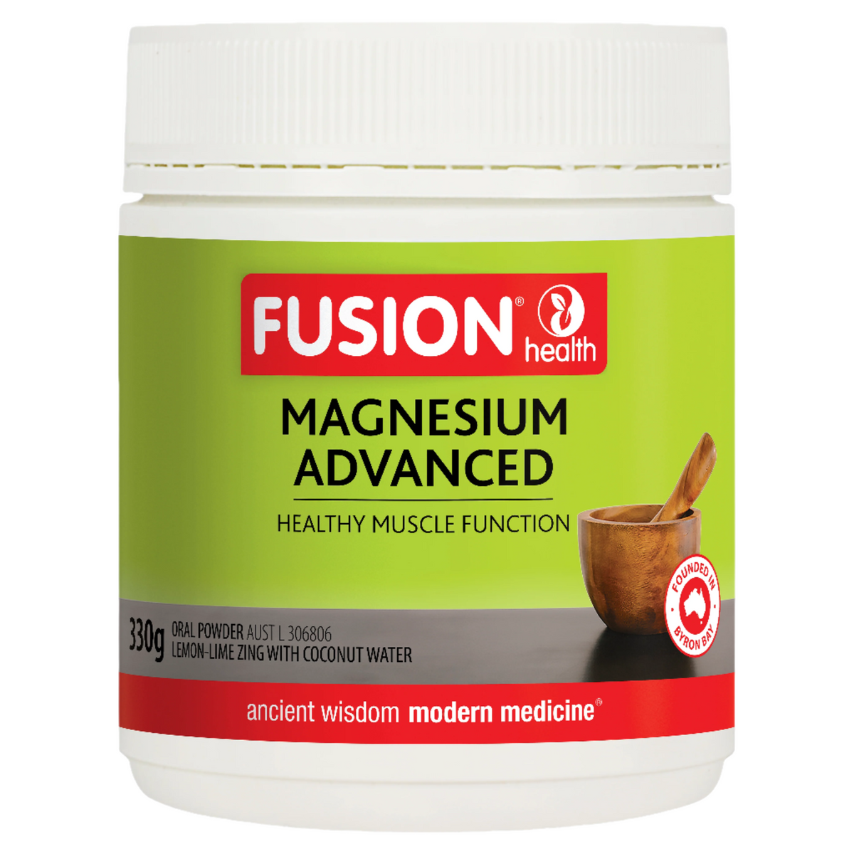 Fusion FUSION HEALTH MAGNESIUM ADVANCED LEMON-LIME ZING ORAL POWDER 330G