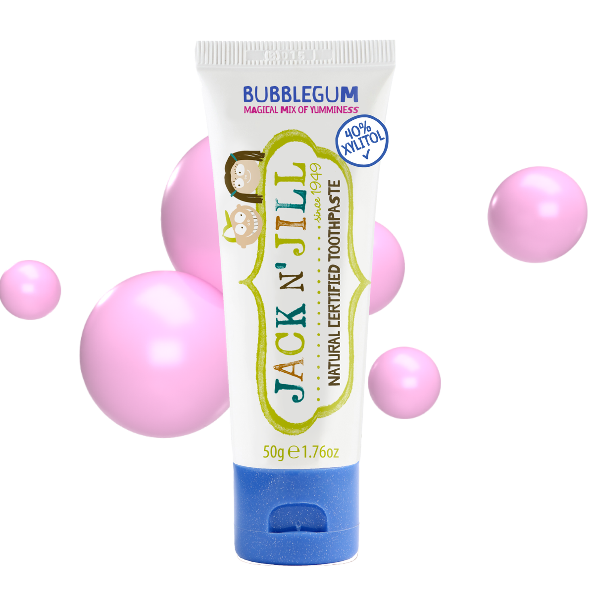 Jack N Jill Jack N Jill Natural Toothpaste with Calendula Bubblegum 50g