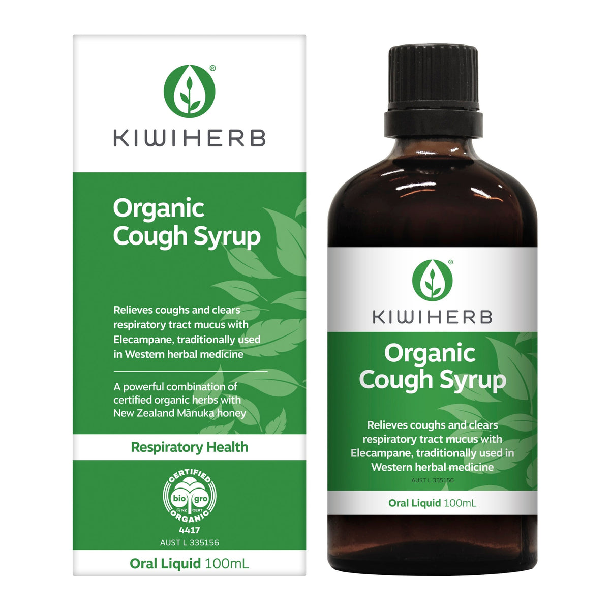 Kiwiherb Kiwiherb Organic Cough Syrup 200ml