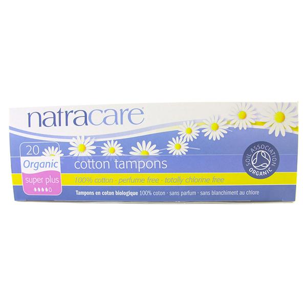 Natra Care Natracare Organic Cotton Tampons Super Plus x 20 Pack